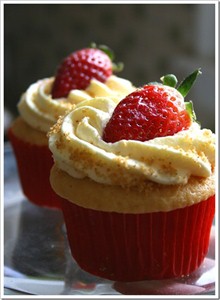 cupcake strawberry